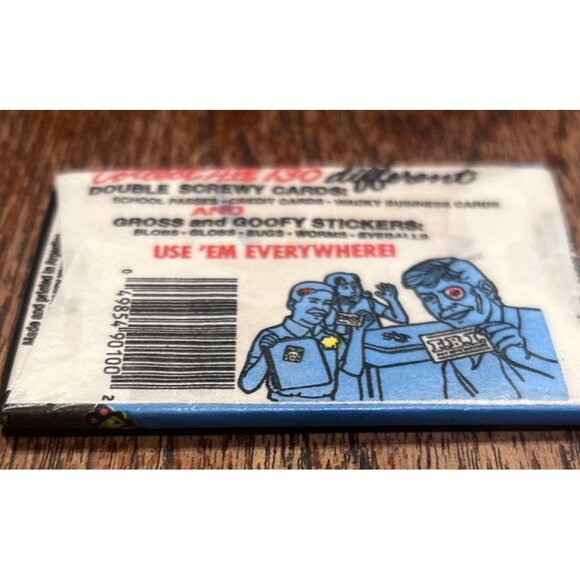 Nasty Tricks Trading Card Pack ONE Wax Pack 1990 - Picture 6 of 6